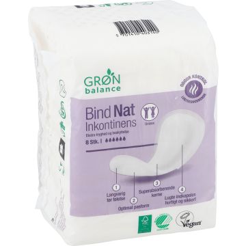  Inkontinens Bind Nat Unisex 