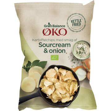Chips Sour Cream & Onion Glutenfri Øko 