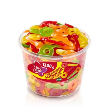 Red Band Fruchtgummi Schnuller 1200g ekstra lange frugtgummi sutter med to smage