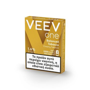 VEEV ONE Pod Balanced Tobacco – 20 mg nicotine – 1000 puffs