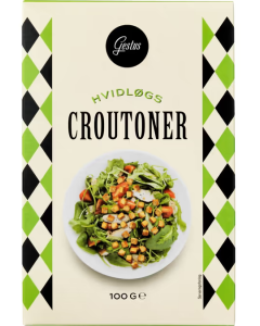 GESTUS CROUTONER HVIDLØG 100 G