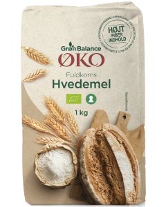 GB Fuldkornshvedemel 1KG Øko