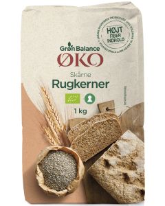 GB SKÅRNE RUGKERNER ØKO 1 KG