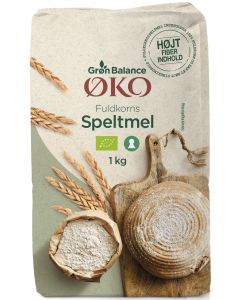  Fuldkorn Speltmel Øko 