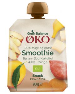 Smoothie Banan/Mango/Kanel Øko