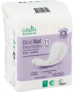  Inkontinens Bind Nat Unisex 