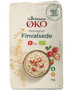 Havregryn Finvalset Øko