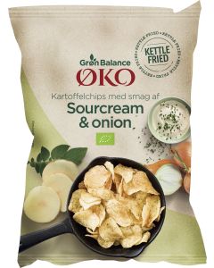 Chips Sour Cream & Onion Glutenfri Øko 