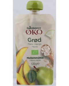 Grød Havre/Pære/Mango Øko