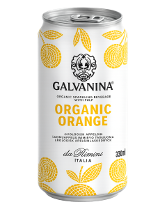 Galvanina Orange &oslash;kologisk sodavand 33 cl