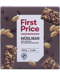 Müslibars  choko/peanut 6 STK