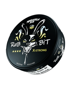 RABBIT Pineapple Ice nikotinposer – slim nicotine pouches med tropisk ananas og kølende ice smag