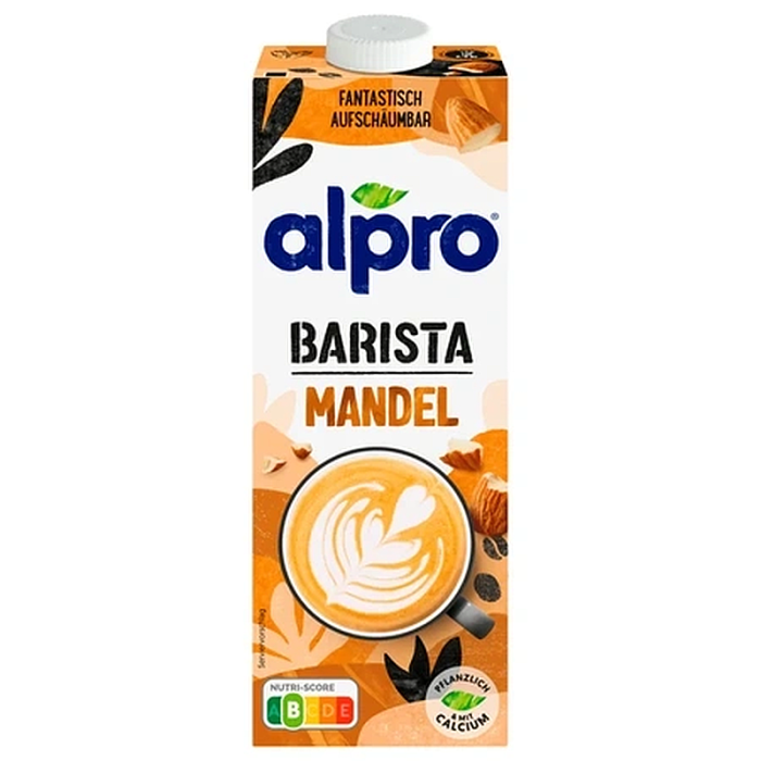 Alpro Mandeldrik Barista 8 pak – plantebaseret mandeldrik til kaffe